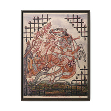 A scene from the Ramayana: Hanuman catching Virunyananti . Gouache painting by a Thai artist. - NOMADEN ART GALLERY