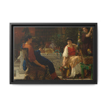 Preparations for the Festivities (The Floral Wreath) (1866) by Sir Lawrence Alma Tadema - NOMADEN ART GALLERY