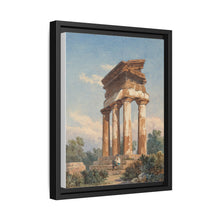 A Temple Ruin in Agrigento (c. 1825) by Carl Wilhelm Götzloff: A Classical Landscape - NOMADEN ART GALLERY