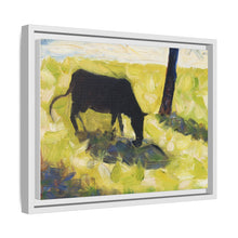 Black Cow in a Meadow (ca. 1881) by Georges Seurat