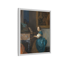 La joven sentada ante un virginal, de Johannes Vermeer (ca. 1670-1672) 