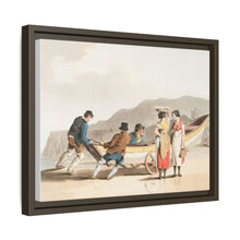 Illustration of fishermen from The Costume of Yorkshire (1814) by George Walker