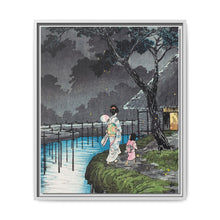 Moon at Sekiguchi (1936) print in high resolution by Hiroaki Takahashi - NOMADEN ART GALLERY