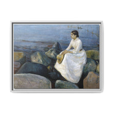 Summer night, Inger on the beach (1889) by Edvard Munch - NOMADEN ART GALLERY