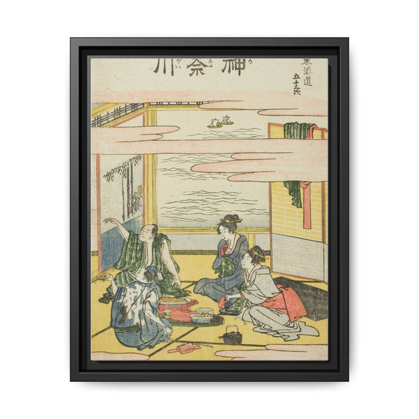 Kanagawa, from the series "Fifty-three Stations of the Tokaido (Tokaido gojusan tsugi)" by Katsushika Hokusai - NOMADEN ART GALLERY