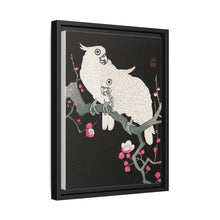 Two cockatoo and plum blossom (1925 - 1936) by Ohara Koson