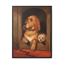 Dignity and Impudence by Sir Edwin Landseer (1877), Landseer’s dog painting of a bloodhound and a terrier - NOMADEN ART GALLERY