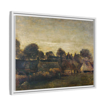 Farming Village at Twilight (1884) by Vincent Van Gogh. Original from The Rijksmuseum. - NOMADEN ART GALLERY