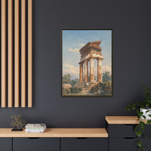 A Temple Ruin in Agrigento (c. 1825) by Carl Wilhelm Götzloff: A Classical Landscape