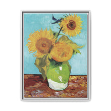 Vincent van Gogh's Vase with Three Sunflowers (1888) - NOMADEN ART GALLERY