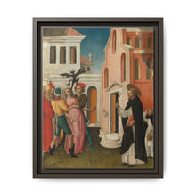 Saint Peter Martyr Exorcizing a Woman Possessed by a Devil by Antonio Vivarini - NOMADEN ART GALLERY