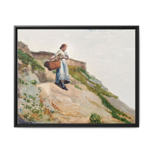 Girl Carrying a Basket (1882) by Winslow Homer - NOMADEN ART GALLERY
