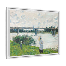 Claude Monet's The Promenade with the Railroad Bridge, Argenteuil (1874) - NOMADEN ART GALLERY