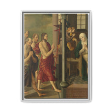 Panel of an Altarpiece with Dispute with the Doctors, on verso is Appearance of Christ to his Mother (c. 1520 - c. 1535) by Master of Alkmaar - NOMADEN ART GALLERY