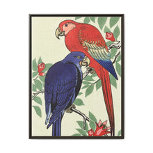 Red and a blue parrot (1925 - 1936) by Ohara Koson - NOMADEN ART GALLERY