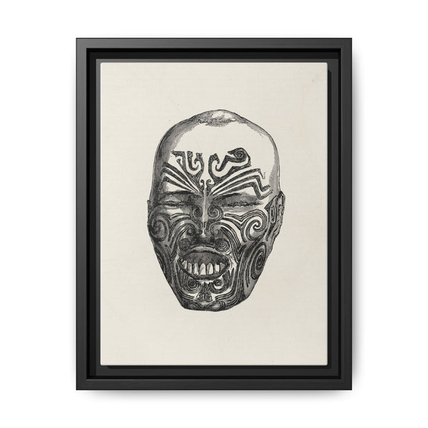 Ancient face from 19th Century Grammar of Ornament by Owen Jones. - NOMADEN ART GALLERY