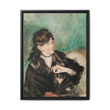 Portrait of Berthe Morisot with a Fan (1874) by Édouard Manet. - NOMADEN ART GALLERY