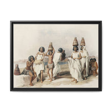 Nubian women at Kortie on the Nile illustration by David Roberts (1796–1864) - NOMADEN ART GALLERY