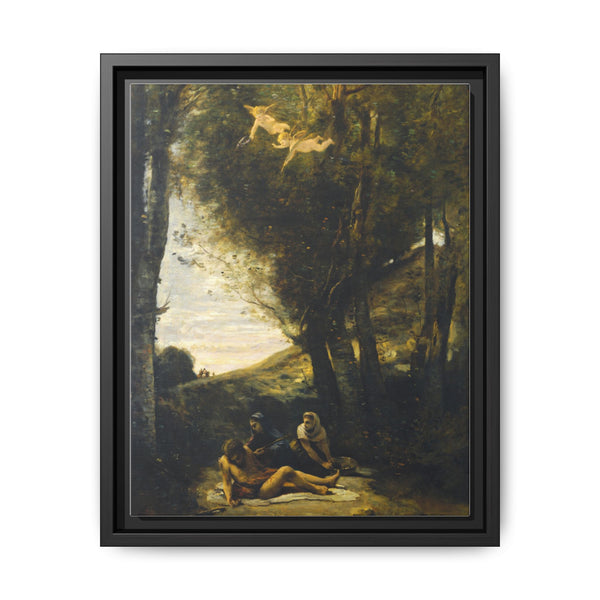 Saint Sebastian Succored by the Holy Women (1874) by Jean Baptiste Camille Corot - NOMADEN ART GALLERY