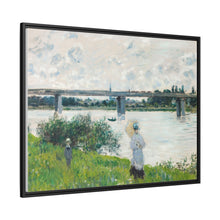 Claude Monet's The Promenade with the Railroad Bridge, Argenteuil (1874) - NOMADEN ART GALLERY