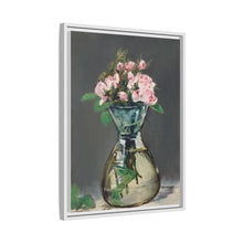 Rosas de musgo en un jarrón (1882) de Edouard Manet.