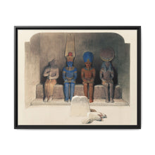 Sanctuary of the Temple of Aboo Simbel Nubia illustration by David Roberts (1796–1864) - NOMADEN ART GALLERY