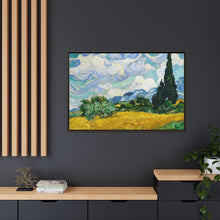Vincent Van Gogh's Wheat Field with Cypresses (1889). Famous painting, original from the MET Museum - NOMADEN ART GALLERY