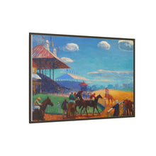 Race Track (1908–1909) vintage painting by William James Glackens