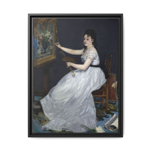 Porträt der Eva Gonzalés im Atelier Manets (1870) by Edouard Manet - NOMADEN ART GALLERY