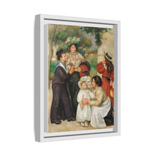 La familia del artista (La Famille de l'artiste) (1896) de Pierre-Auguste Renoir. 
