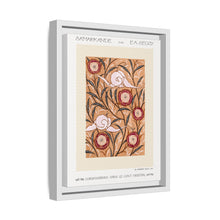 Impresión de plantilla con patrón floral Art Nouveau de estilo oriental