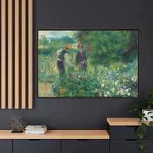 Recogiendo flores (1875) de Pierre-Auguste Renoir 