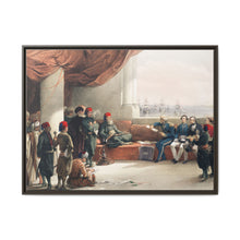Interview with The Viceroy of Egypt at His palace at Alexandria illustration by David Roberts (1796–1864) - NOMADEN ART GALLERY
