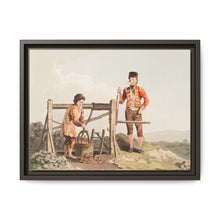 Illustration of the ruddle pit from The Costume of Yorkshire (1814) by George Walker - NOMADEN ART GALLERY