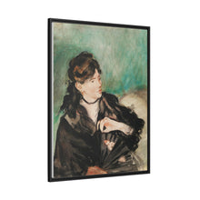 Retrato de Berthe Morisot con un abanico (1874) de Édouard Manet.