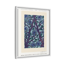 Flower pattern Art Deco stencil print in oriental style