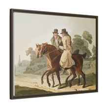 Illustration of farmers from The Costume of Yorkshire (1814) by George Walker