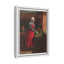 A Cook in a Red Apron in the Inn at Vaugirard (1862) by Léon Bonvin