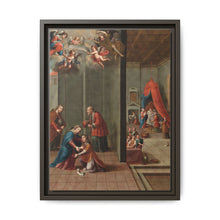 The Visitation and the Birth of Saint John the Baptist (La visitación y el nacimiento de san Juan Bautista) by Nicolás Enríquez - NOMADEN ART GALLERY