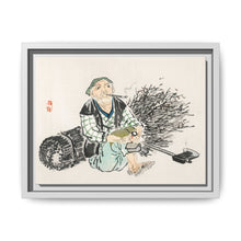 Smoking farmer with branches by Kōno Bairei (1844-1895) - NOMADEN ART GALLERY