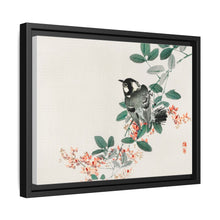 Black-capped chickadee by Kōno Bairei (1844-1895)