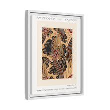 Flower pattern Art Deco stencil print in oriental style. Original from our own 1914 edition of Samarkande