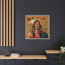 Indian chief portrait illustration