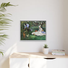La familia Monet en su jardín de Argenteuil (1874) de Édouard Manet 