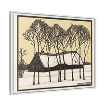 Farm in the snow (1918) by Julie de Graag