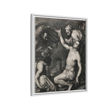 The martyrdom of Saint Laurence of Rome. Etching after J. Ribera.