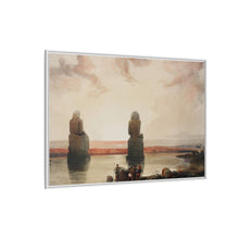 Statues of Memnon at Thebes during the inundation illustration by David Roberts (1796–1864)