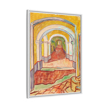 Corridor in the Asylum (1889) by Vincent Van Gogh - NOMADEN ART GALLERY