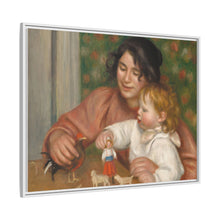 El niño con juguetes de Pierre-Auguste Renoir, Gabrielle y el hijo del artista, Jean (1895-1896) 