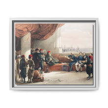 Interview with The Viceroy of Egypt at His palace at Alexandria illustration by David Roberts (1796–1864) - NOMADEN ART GALLERY